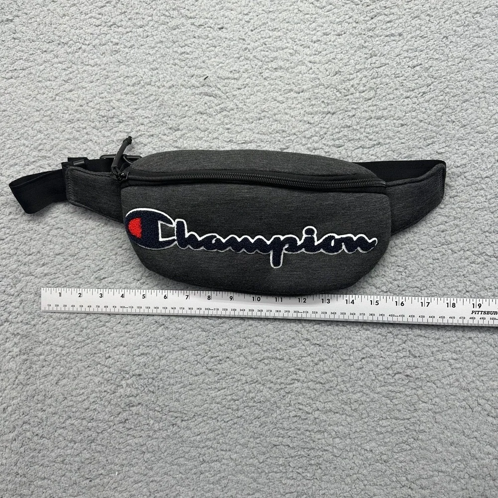 Champion CH1033-020 Prime Bag Slingpack Fanny Pack Dark Grey Felt Patch OSFA